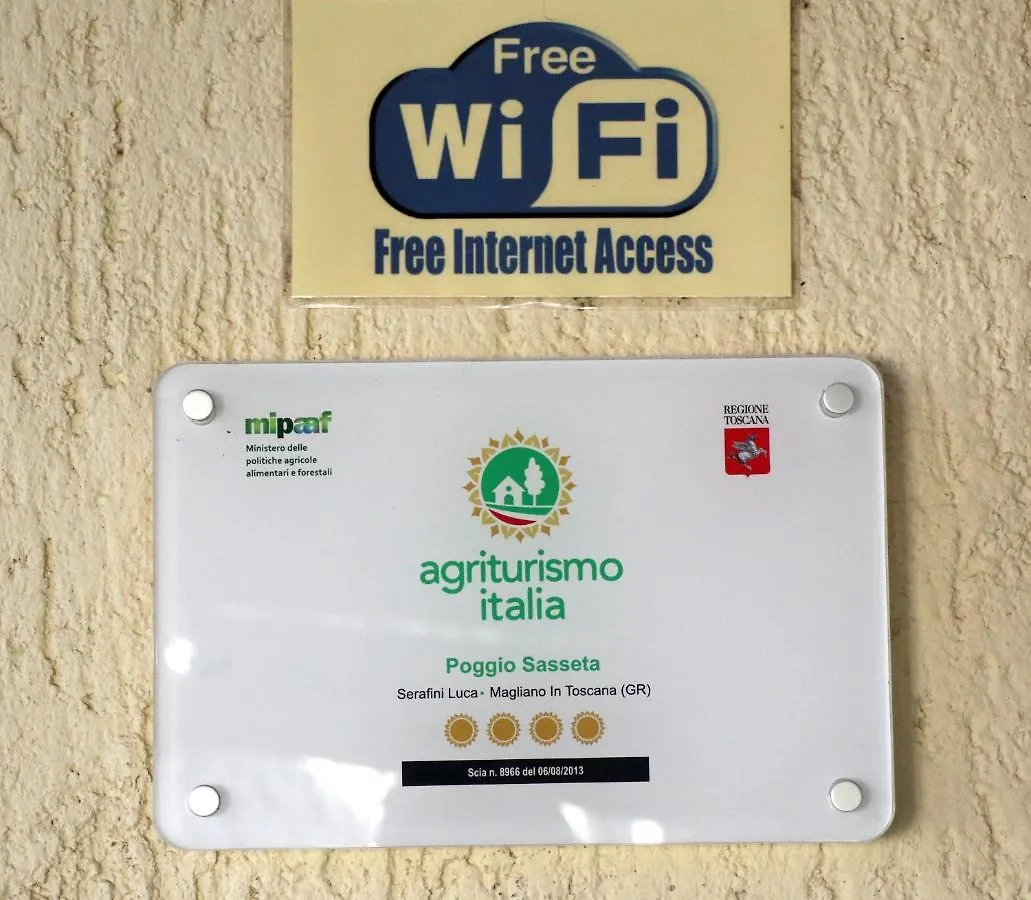 Farm stay Poggio Sasseta Villa Montiano